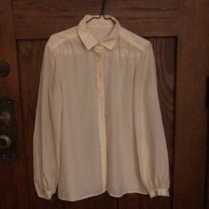 Cream blouse